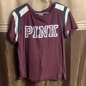 PINK maroon t-shirt